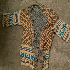 Beautiful vest with Aztec pattern